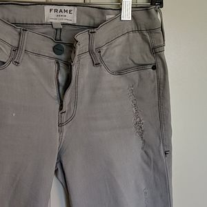 FRAME Le Skinny de Jeanne gray jeans 27